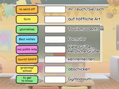 Green Line 2 Unit 6 vocabulary