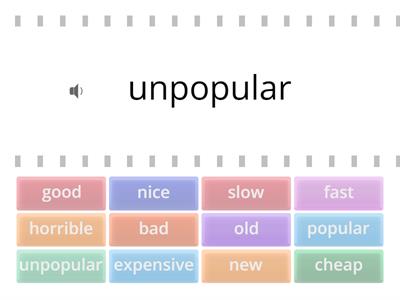 Find the opposite adj