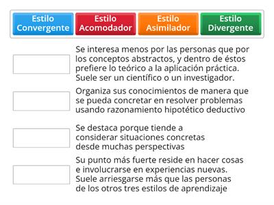 Estilos de aprendizaje 