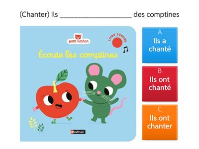 Le passé composé avec être et avoir