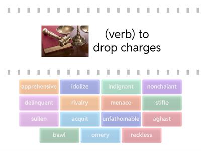 The Outsiders Vocabulary List A