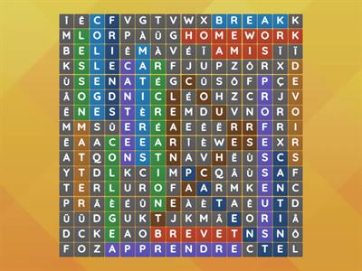 Mot caché sur le collège (Hugo)