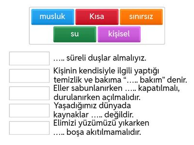 Hayat Bilgisi Etkinliği