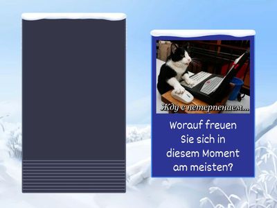 Benatworten Sie die Fragen und benutzen Sie ein Verb mit der Präposition. 