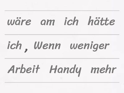 Konjunktiv 2 - Medien