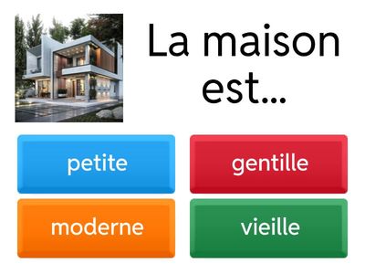 Le quiz de la maison