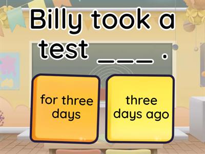 Past Simple or Present Perfect (time expressions)