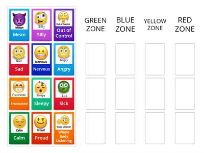 Zones of Regulation Game