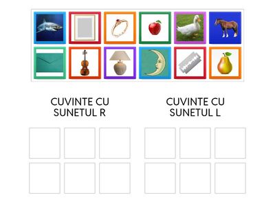 DIFERENȚIEREA SUNETELOR R/L