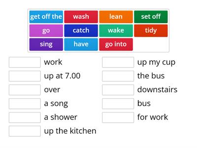 phrasal verbs