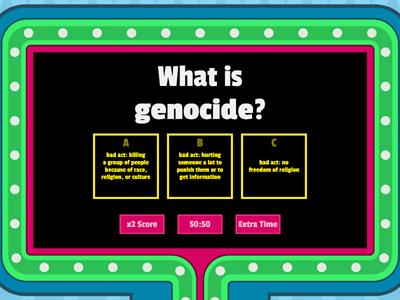 Morals & Ethics #14 and #16