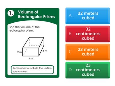 Volume of Rectangular Prisms (Formula)
