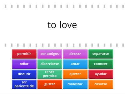 Spanish 9/10; Unit 1A; Verbs