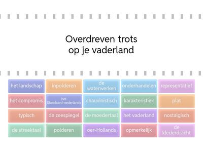 Woordenschat Nederland B1