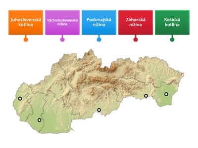 Slepá mapa pohoria - Učebné zdroje