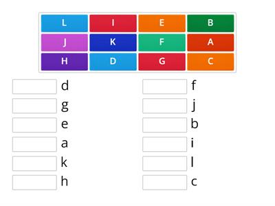 Match capital and low case letters