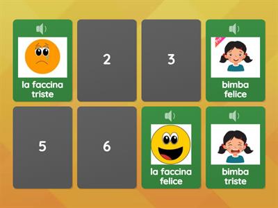 le faccine delle emozioni