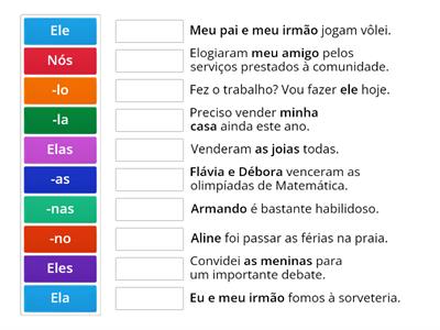 Revisão geral sobre pronomes 