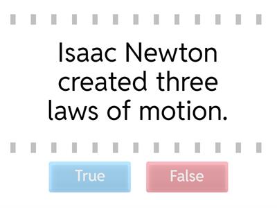 On the move - True or False