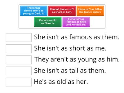 Formal and informal comparisons