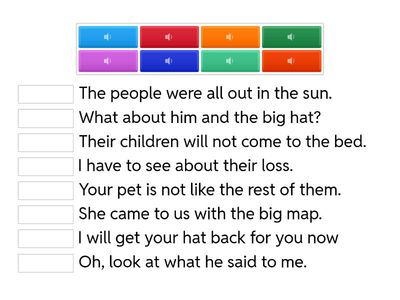 W18 Sight Word Sentences