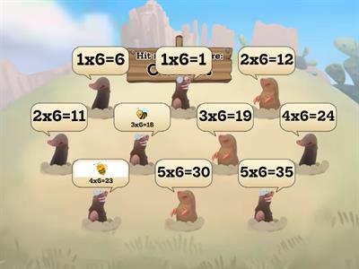 Multiply by 6