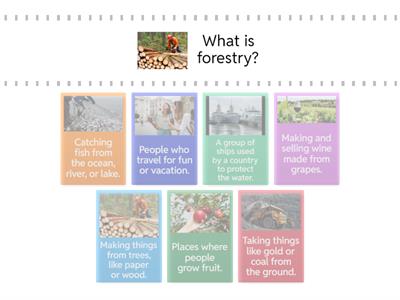 Part 2, Canada's regions: The West Coast Find the match