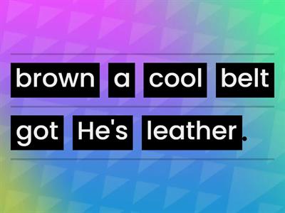 Adjectives order Smiles 4