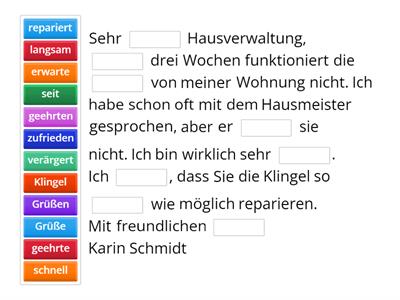 B1 Beschwerde "Klingel"