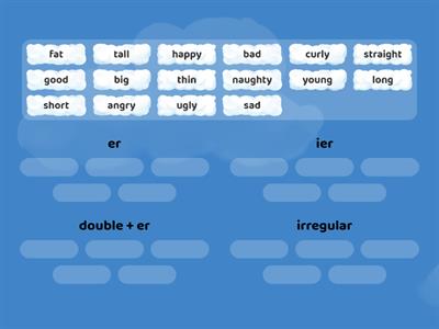 PU2 _unit 4_comparative adjectives_spelling