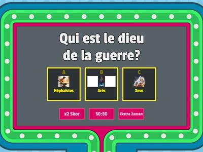Les dieux grecs