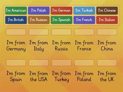 Countries and nationalities