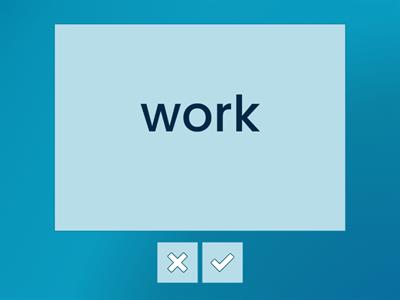 Past Tense / Past Participle Form