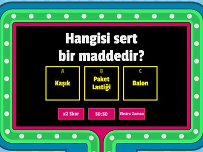 3.Sınıf Fen Bilimleri Maddeyi Niteleyen Özellikler.