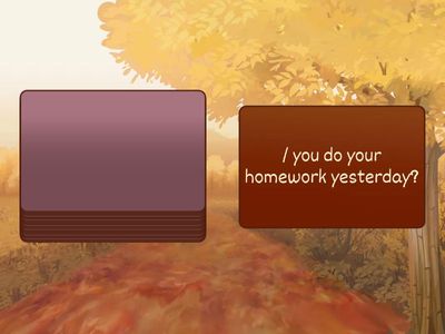 Past Simple Questions A1-A2