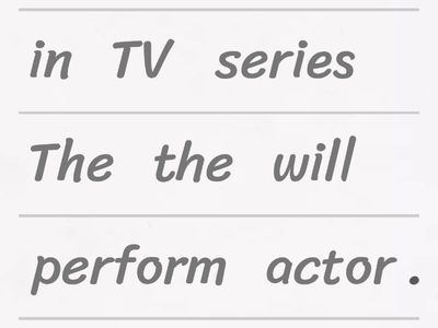 Find the correct order