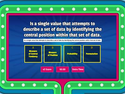MEASURE OF CENTRAL TENDENCY (UNGROUPED)
