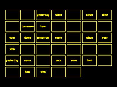 CKLA NS Tricky Words Grade 1