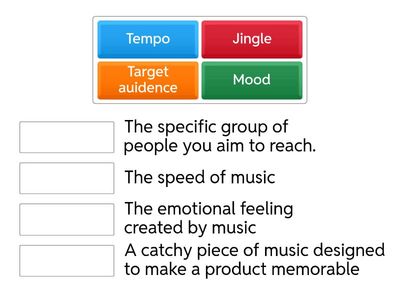 Music in advertising key words