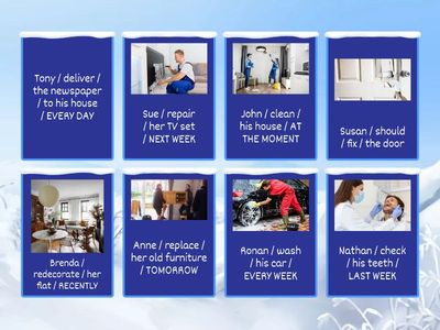 have/get something done