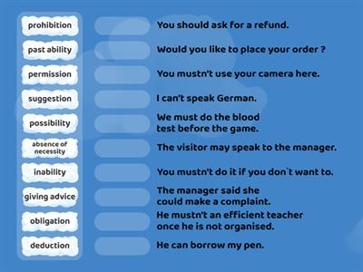  Modal verbs