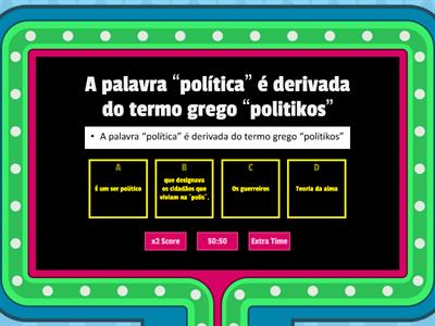 Atividade de Sociologia - Sociedade, política e poder