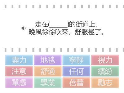 第5課-假如給我三天光明 -選詞填空(好心人分享)