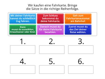 Der Fahrkartenautomat am Bahnhof