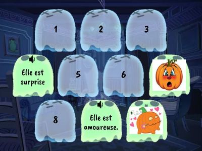 Niños FLE - citrouille & émotions (MEMORY) 