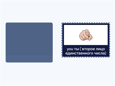 Personal pronoun личносные местоимения