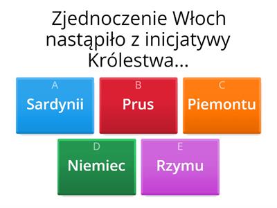 Zjednoczenie Włoch i Niemiec