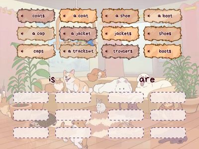 GG1 unit 2 is are + clothes