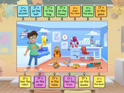 Where is the spider? in-on-under-near