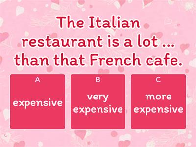 A lot / A bit / Much